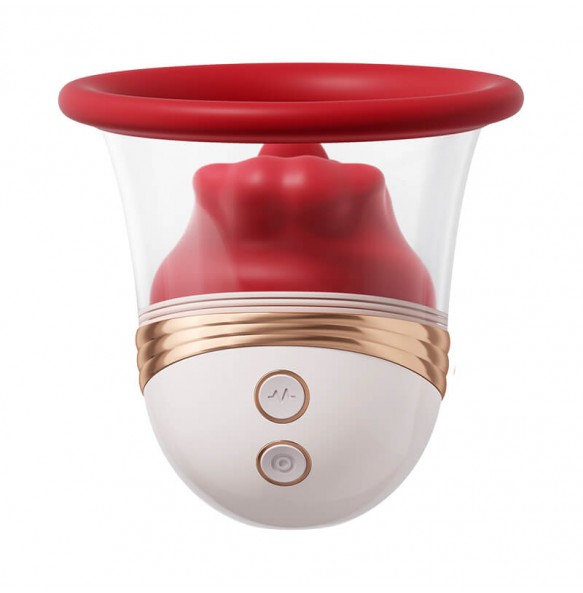 MizzZee - MouthLure Licking Vibrating Breast Cup (Chargeable - Red) MizzZee - MouthLure Licking Vibrating Breast Cup (Chargeable - Red)